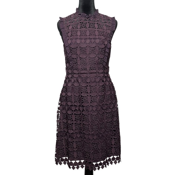 Tahari ASL Dresses & Skirts - Tahari ASL sleeveless lace dress in a dark purple or plum
